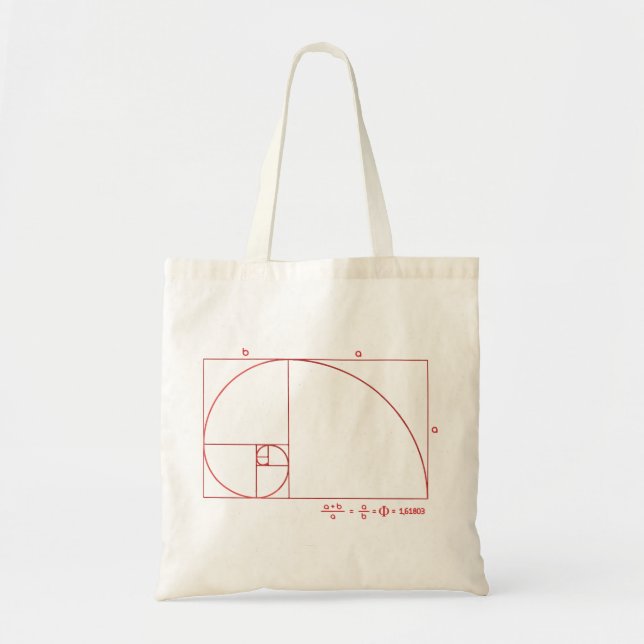 Fibonacci Tote Bag (Front)