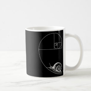 Fibonacci With Snail Mathematics Math Teacher Geom Coffee Mug