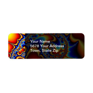 Fibonaccispikeral Return Address Label