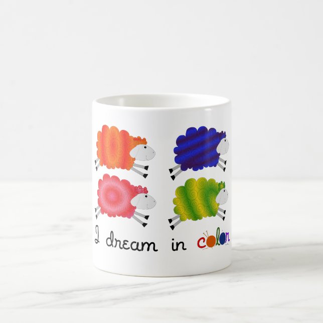 Fibre Artist I Dream in Colour Coffee Mug (Center)