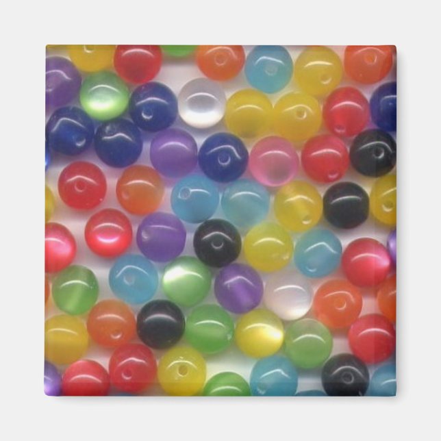 Fibre Optic Beads Magnet (Front)