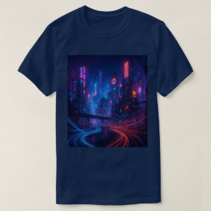 Fibre Optic Cityscape T-Shirt