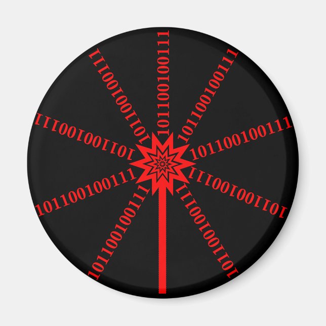 Fibre Optic Data Burst Magnet (Front)
