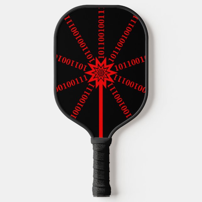 Fibre Optic Data Burst Pickleball Paddle (Front)