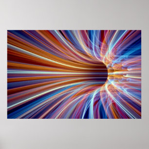 Fibre optic streak tunnel poster