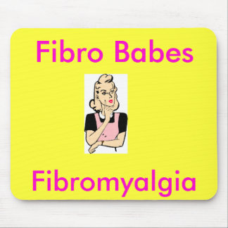 Fibro Babes, Fibromyalgia Mouse Pad