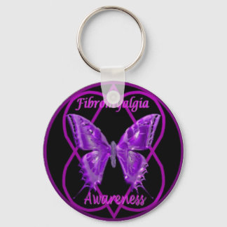 Fibro butterfly key chain