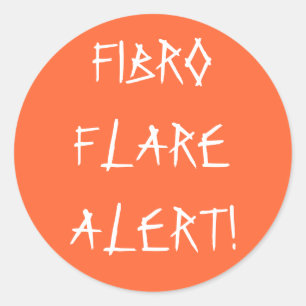 FIBRO FLARE ALERT! - stickers