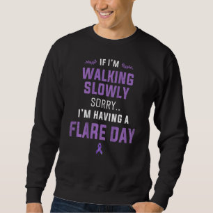 Fibro & Lupus Awareness For Women ON REAR Spoonie Sweatshirt