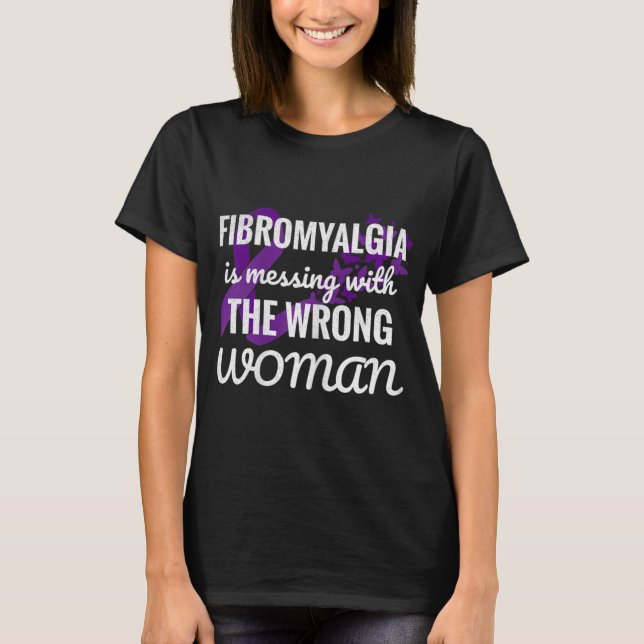 Fibro Warrior 1  T-Shirt (Front)