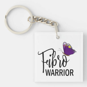 Fibro Warrior Butterfly Key Chain