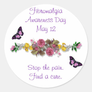 Fibromalgia Awareness Day stickers