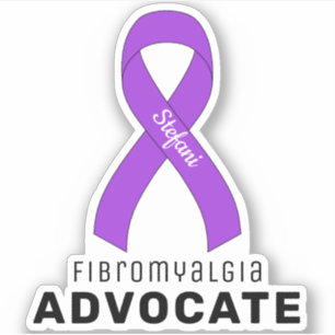 Fibromyalgia Advocate Vinyl Sticker