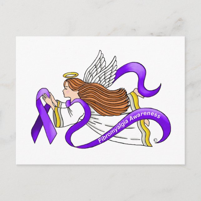 Fibromyalgia Angel Postcard (Front)