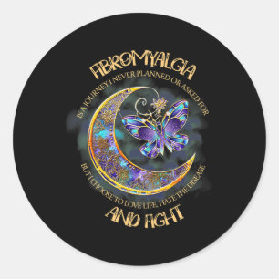 - Fibromyalgia Awareness 13 Classic Round Sticker