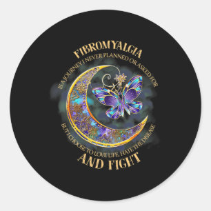 - Fibromyalgia Awareness 33 Classic Round Sticker