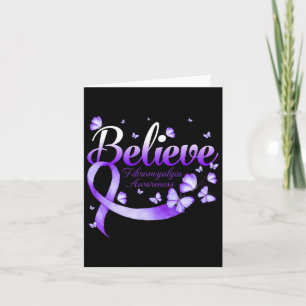 Fibromyalgia Awareness Butterfly 1 Card