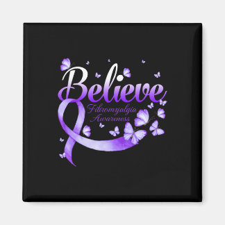Fibromyalgia Awareness Butterfly 1 Magnet
