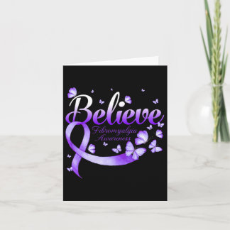Fibromyalgia Awareness Butterfly Card