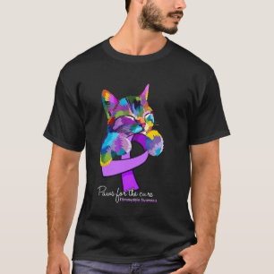 Fibromyalgia Awareness Cat Fibro Survivors Paws Fo T-Shirt