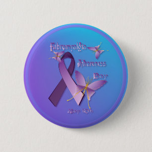 Fibromyalgia Awareness Day Button