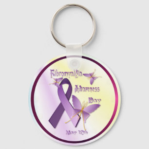 Fibromyalgia Awareness Day Keychain