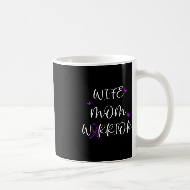 Fibromyalgia Awareness Fibro Warrior Invisible Ill Coffee Mug (Right)