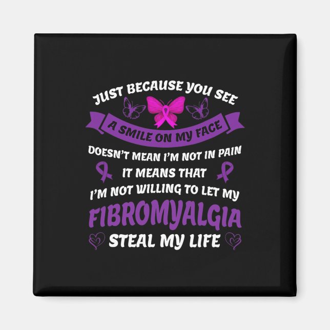 Fibromyalgia Awareness - Fibromyalgia Pain Awarene Magnet (Front)