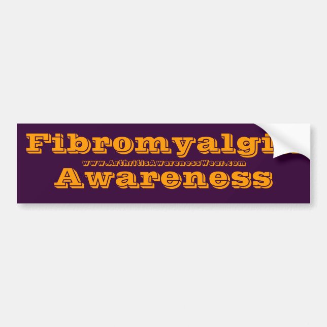 Fibromyalgia Awareness -  in the awareness Bumper Sticker (Front)