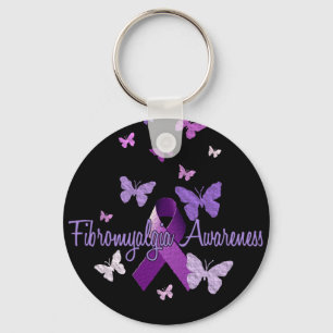 Fibromyalgia Awareness Key Ring