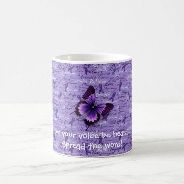 Fibromyalgia Awareness Mug (Center)