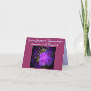 Fibromyalgia Awareness Note Card