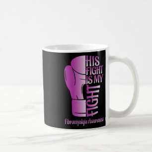 Fibromyalgia Awareness Ribbon Boxing Gloves Fibro Coffee Mug