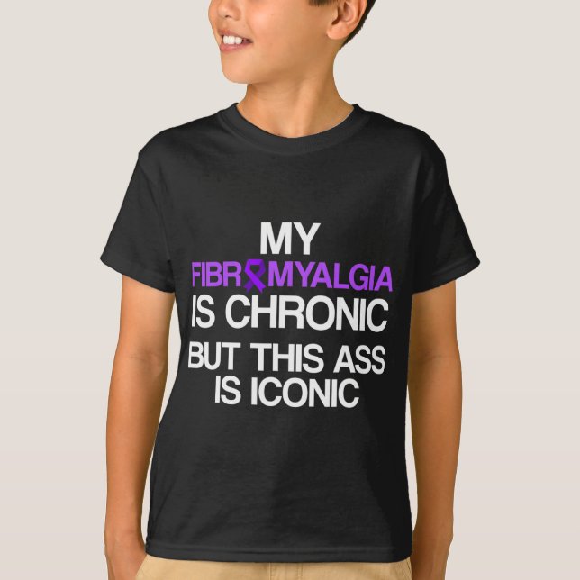 Fibromyalgia Awareness Survivor Chronic Warrior 1  T-Shirt (Front)