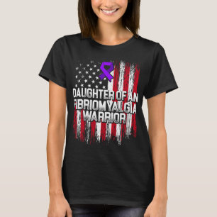 Fibromyalgia Awareness Survivor Daughter Warrior 3 T-Shirt