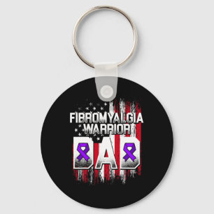 Fibromyalgia Awareness Survivor Mum Warrior 3 Key Ring