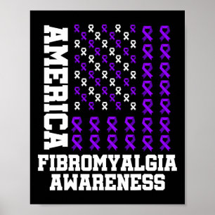 Fibromyalgia Awareness Survivor Proud Warrior 6 Poster