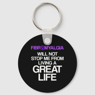 Fibromyalgia Awareness Survivor Stop Warrior 1 Key Ring