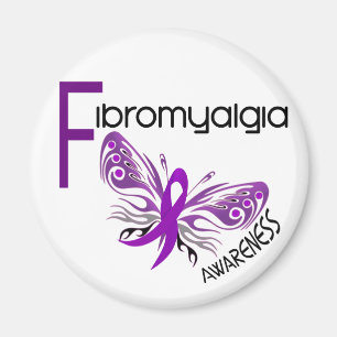 Fibromyalgia BUTTERFLY 3 Magnet