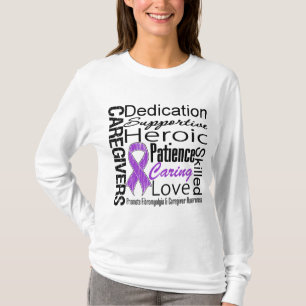 Fibromyalgia Caregivers Collage T-Shirt
