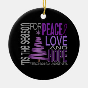 Fibromyalgia Christmas 1 Ornaments