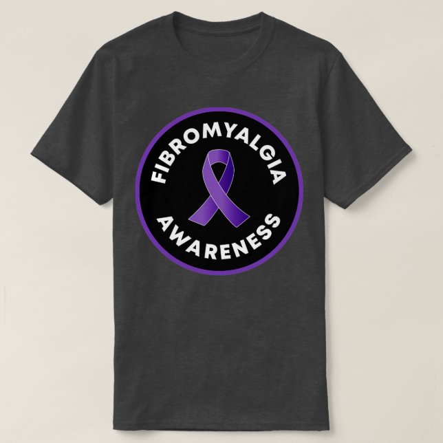 Fibromyalgia Disability Awareness T-Shirt (Design Front)
