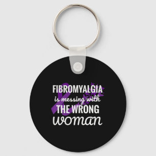 Fibromyalgia Fibro Warrior 1  Key Ring
