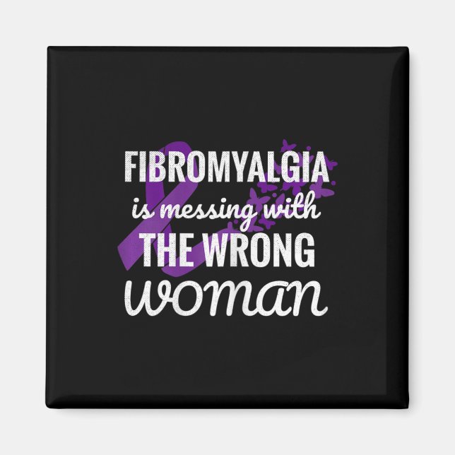Fibromyalgia Fibro Warrior 1  Magnet (Front)