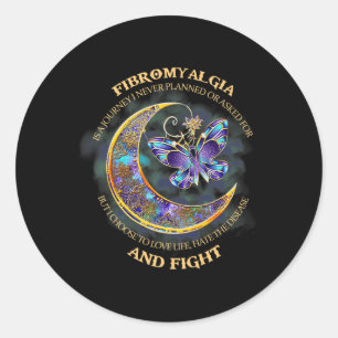Fibromyalgia - Fibromyalgia Awareness 39 Classic Round Sticker
