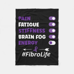 Fibromyalgia Fibromyalgia Awareness Fleece Blanket