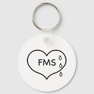 Fibromyalgia Humaneness Campaign Keychain