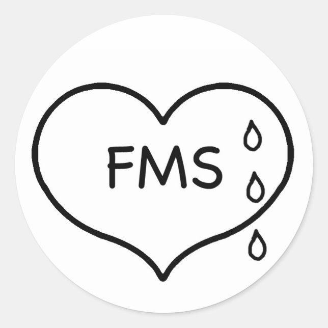 Fibromyalgia Humaneness Campaign Stickers (Front)