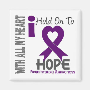 Fibromyalgia I Hold On To Hope Magnet