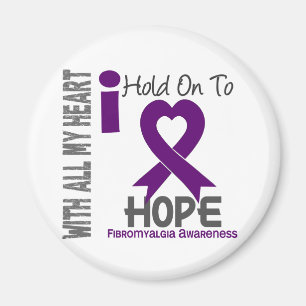 Fibromyalgia I Hold On To Hope Magnet